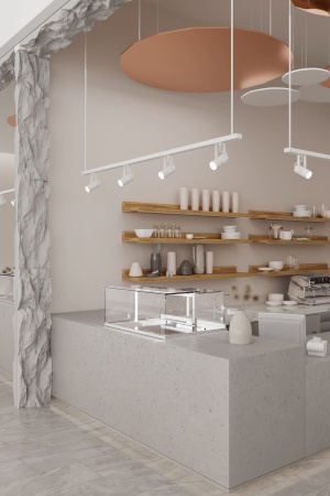 Встраиваемая горизонтальная кондитерская витрина Glassier M Gm-10/55/3