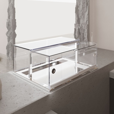 Встраиваемая горизонтальная кондитерская витрина Glassier M Gm-12/7/3